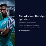 1 Ahmed Musa The Nigerian Speedster