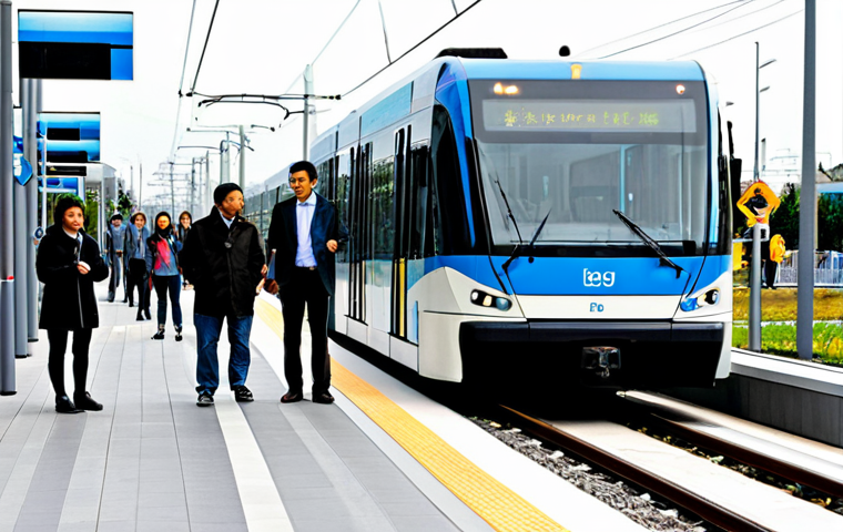 라고스 교통 체증 해결책 - **Prompt:** "A bustling city street with smart traffic lights dynamically adjusting to the flow of c...